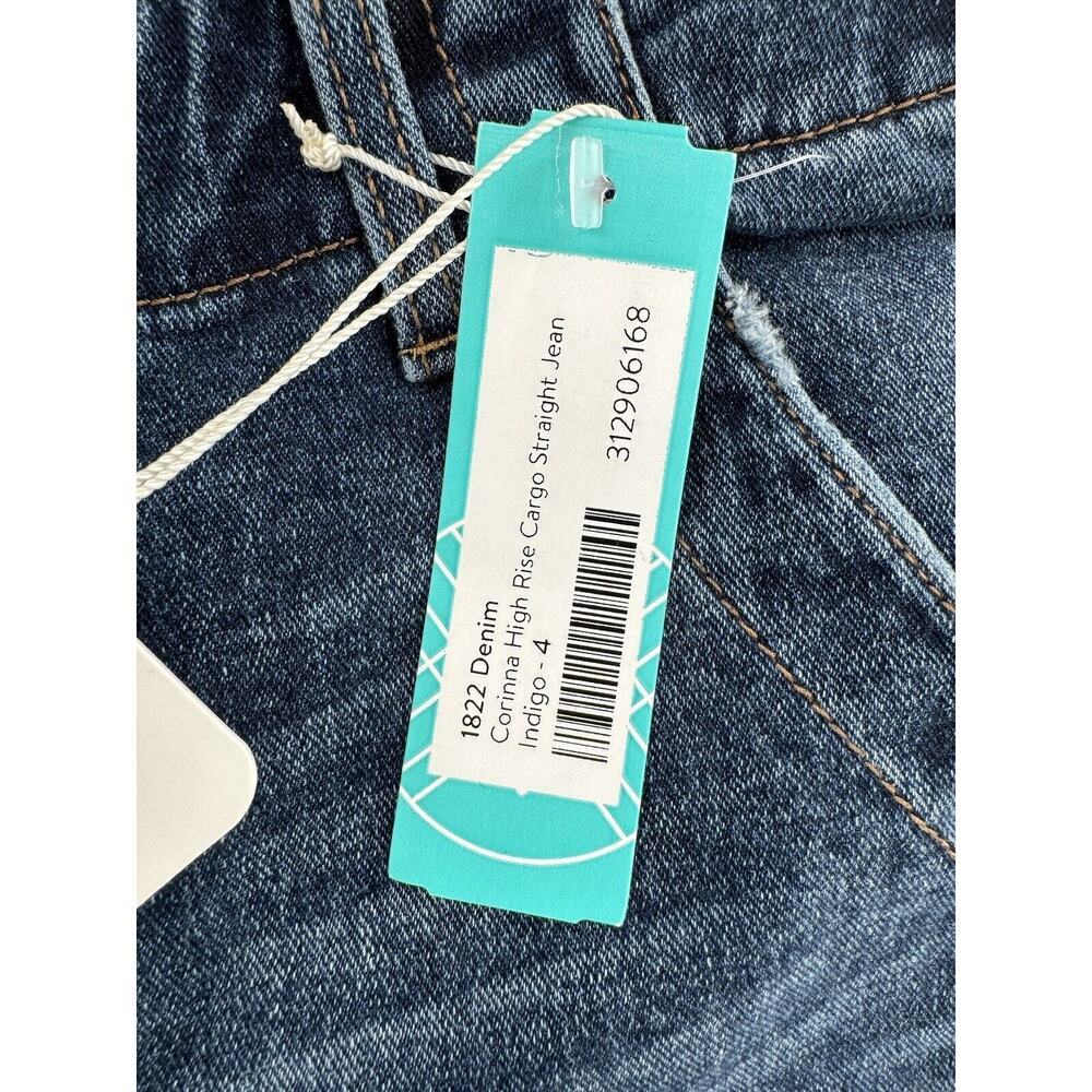 1822 Denim Jeans Women’s Size 4/27 Cargo Carpenter Double Knee Straight Fit​ - Picture 4 of 16